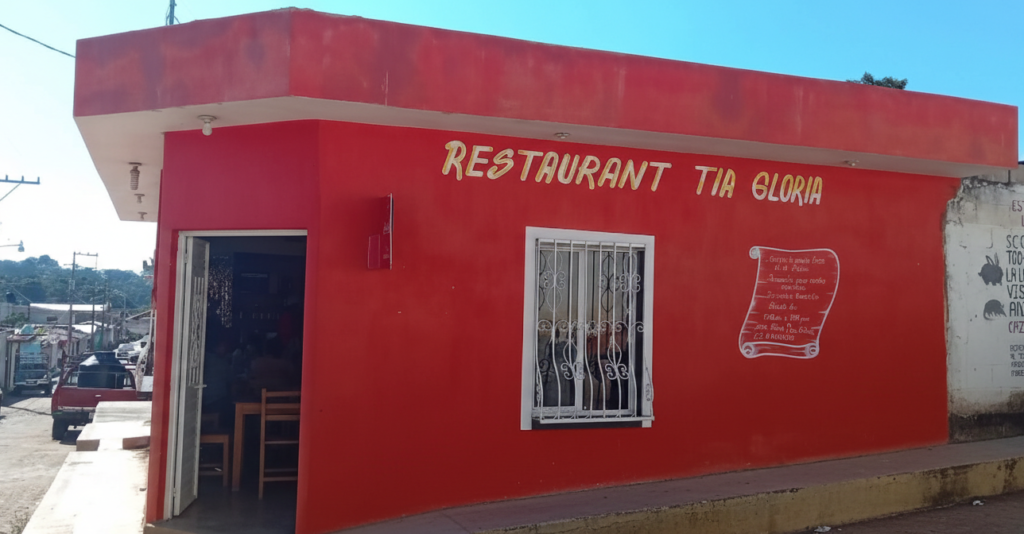 local del restaurant tia gloria en coapilla chiapas