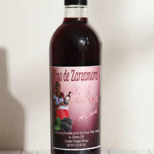 vino artesanal de zarzamora